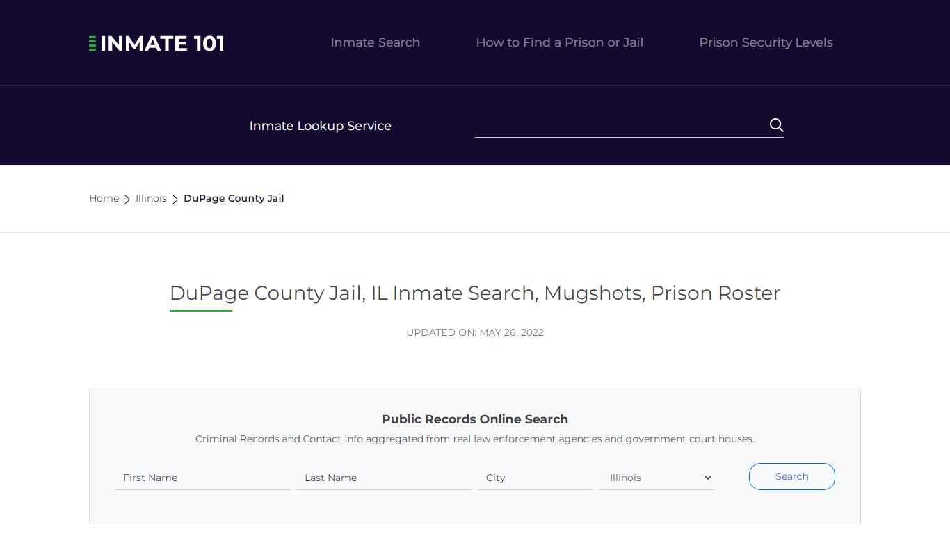DuPage County Jail, IL Inmate Search, Mugshots, Prison ...
